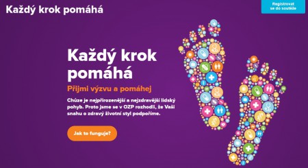 Každý krok pomáhá s Oborovou zdravotní pojišťovnou  28.1.2018